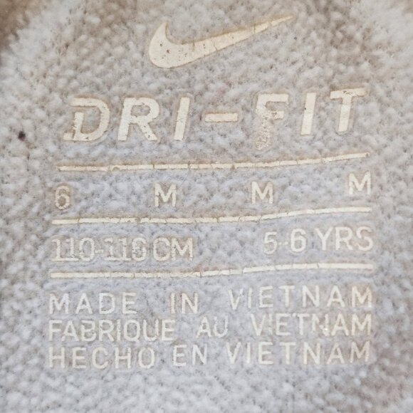 Nike Dri-Fit hoodie grey kids' size M 5-6 years - Picture 4 of 4
